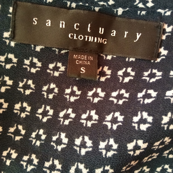 Sanctuary Black and Orange Blouse - Picture 5 of 7